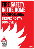Fire safety in the home - in slovak