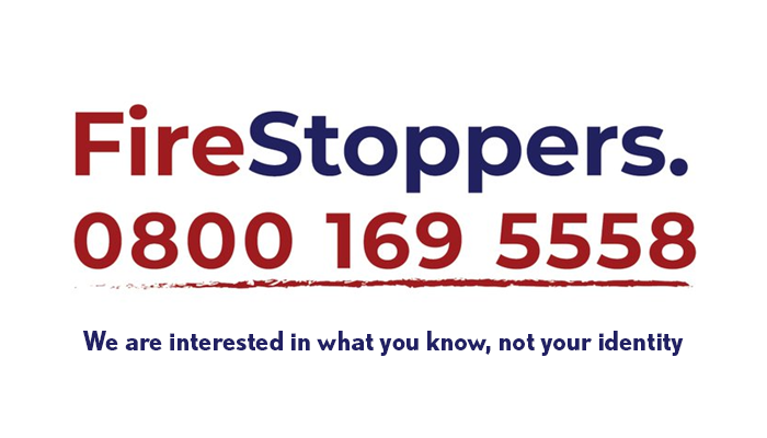 firestoppers 0800 169 5558