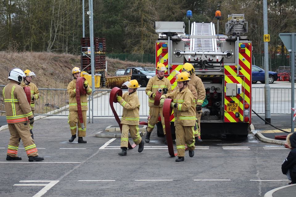 CDDFRS Fire Cadets in action