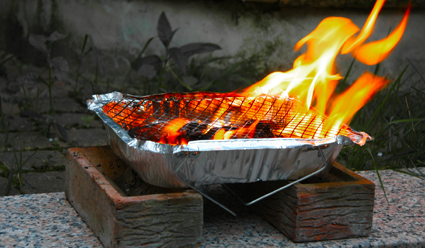 disposable barbecue
