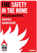 Fire safety in the home - in lithuanian