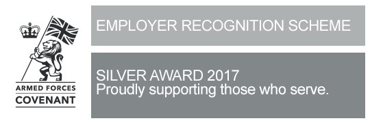 MoD's Employer Recognition Scheme - Silver Awards 2017