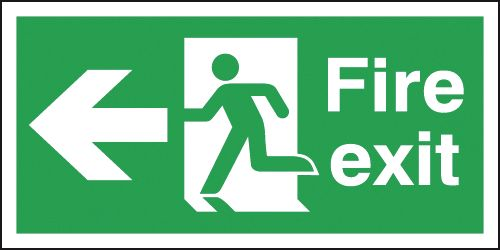 fire exit sign