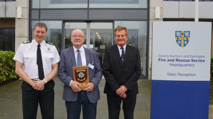 CFO Steve Helps, Cllr Brian Jones and Cllr John Shuttleworth