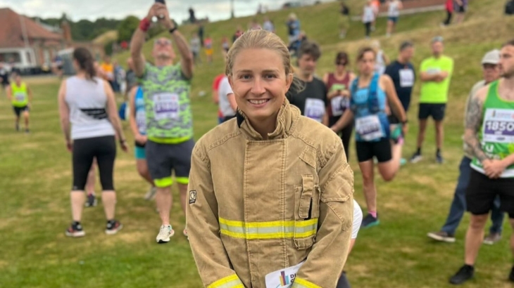 Peterlee Firefighter Hollie Codling. 