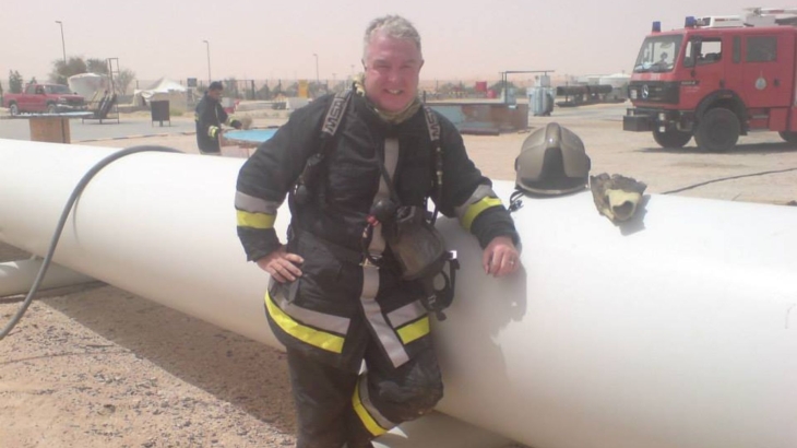 Eric Robson was one of the first recruits to join the service following merger of County Durham Fire Brigade with Darlington Fire Brigade.