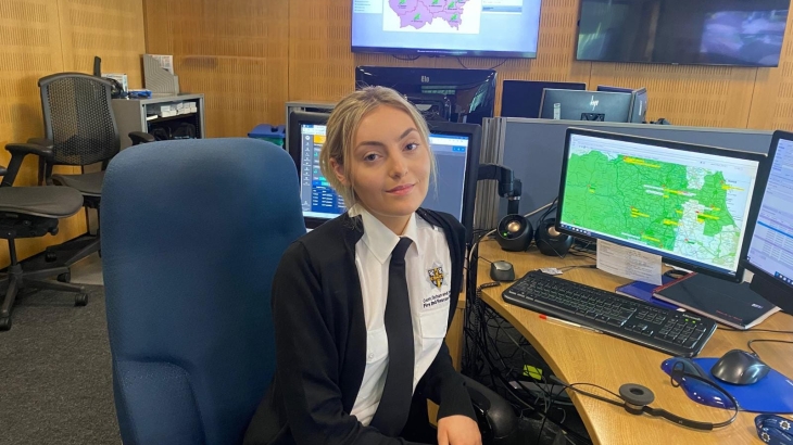 Fire Control Operator Kelly Oliver. 