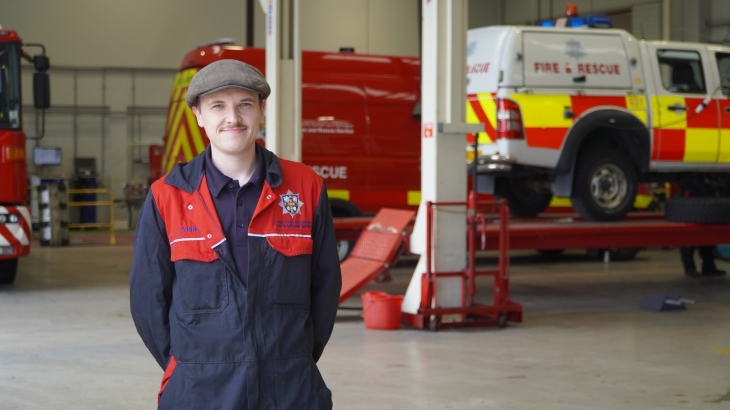  Vehicle and Equipment Technician Connor Storey. 