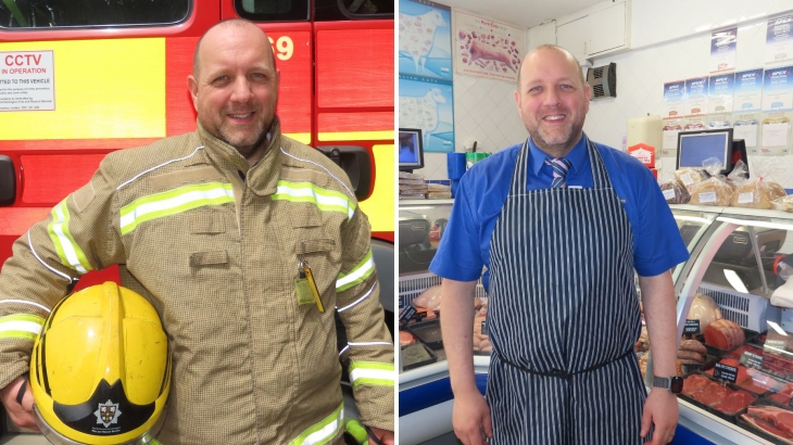Barnard Castle on-call firefighter Stuart McFarlane. 
