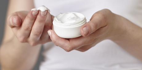 jar of emollient cream