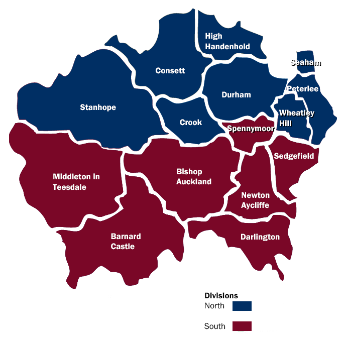 map of Divisions