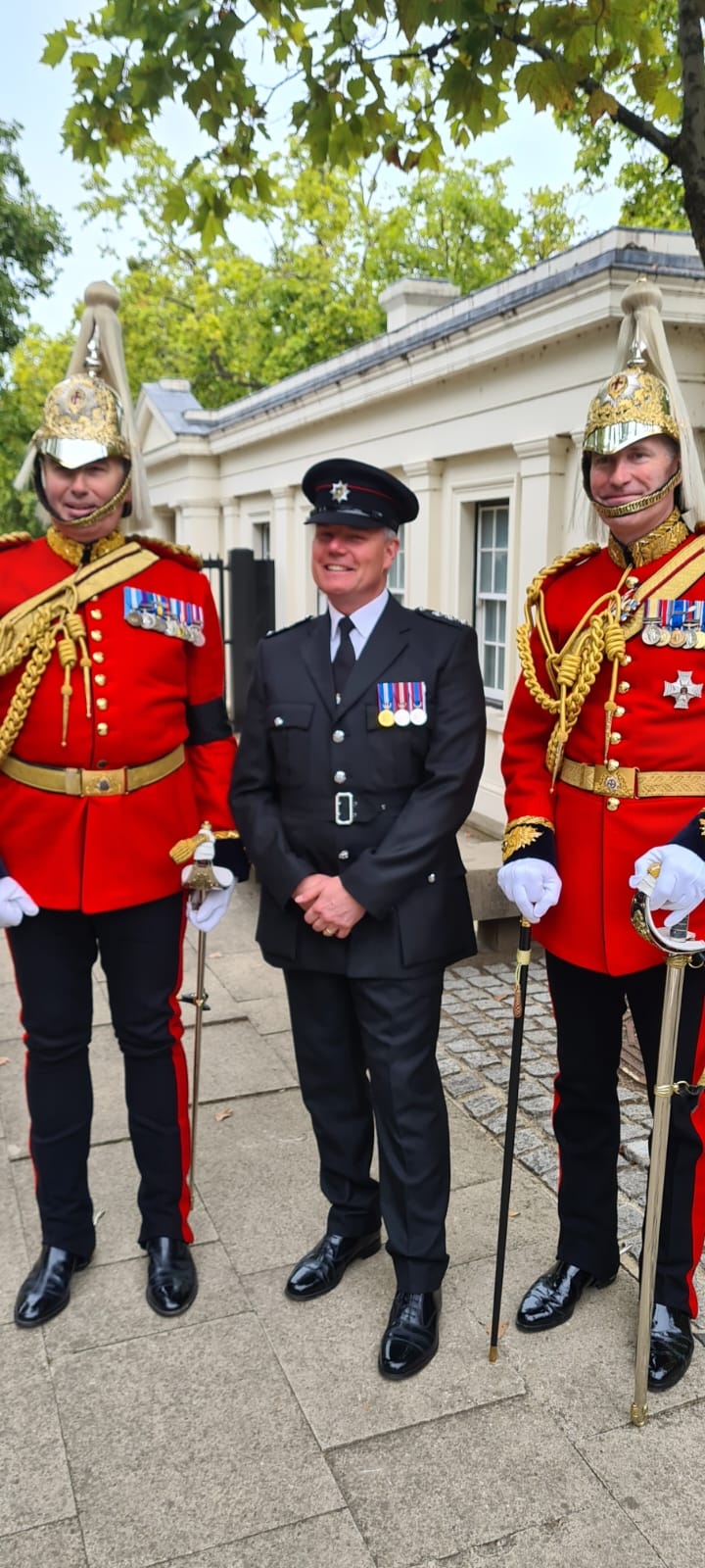 Station Manager privileged to be part of the escort and fulfil his final duty for Her Majesty the Queen 