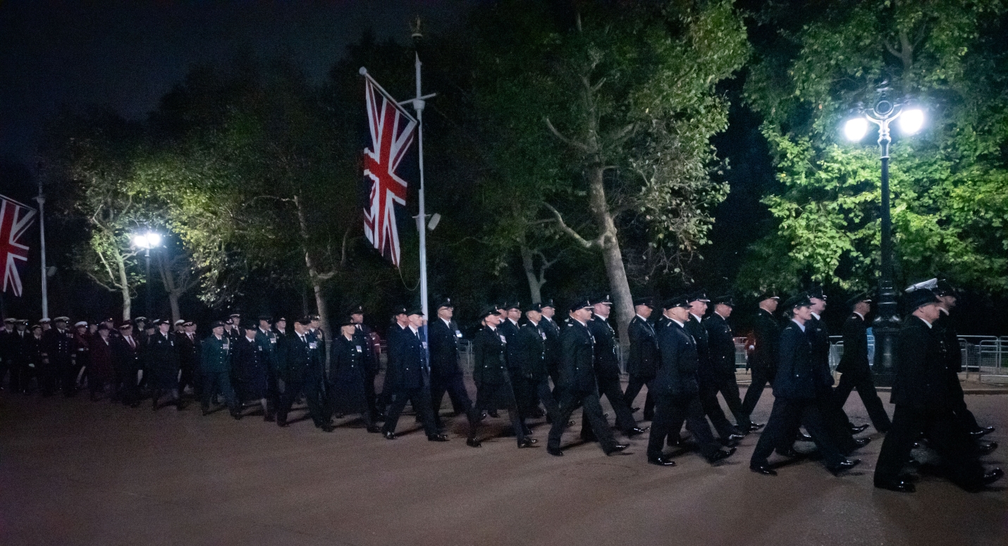 Station Manager privileged to be part of the escort and fulfil his final duty for Her Majesty the Queen 