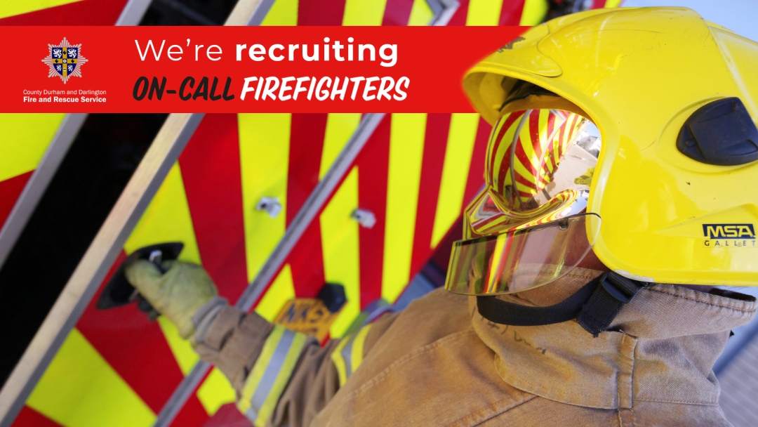 We're recruiting on call firefighters
